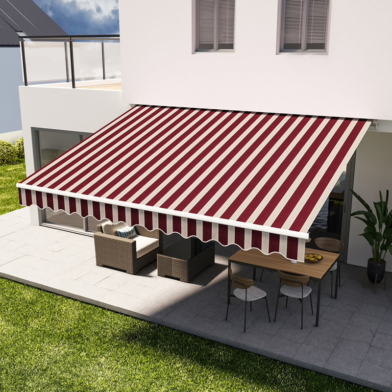 Sol 27 Outdoor Bolton 3.5m W x 3m D Retractable Patio Awning & Reviews
